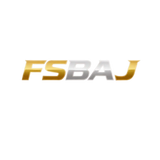 Logo with 'FSBAJ' text in gold and gray on a white background